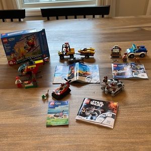 5 Lego sets~ All pieces included w/ instructions
